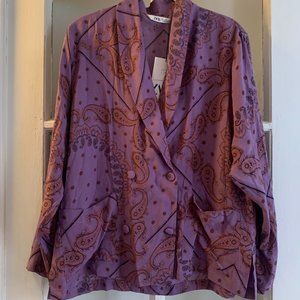 Zara Paisley Top (Brand New!)